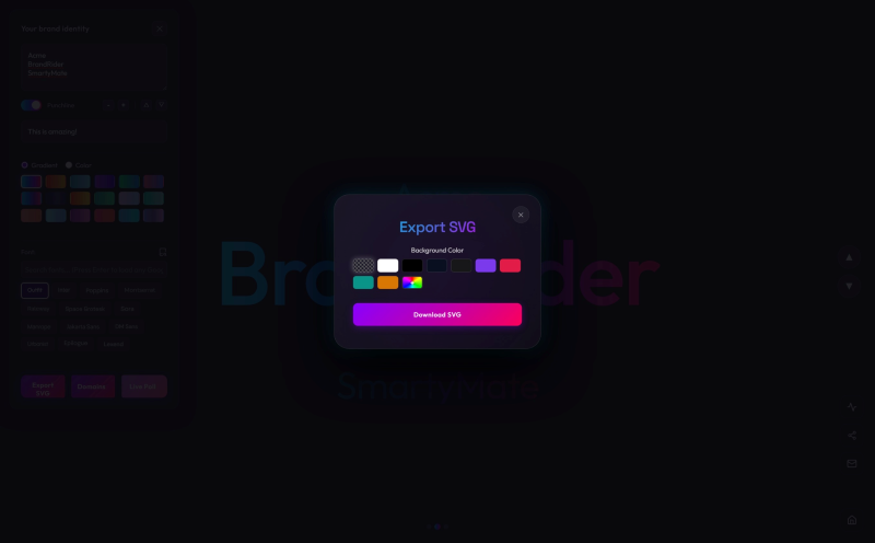 Vector SVG Export